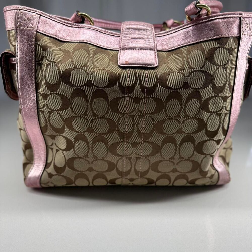 Coach Metallic Pink Shoulder bag - Picture 2 of 8